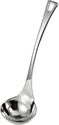 mestolo per salsa argento IMEEA Mestolo piccolo con beccuccio martellato in acciaio inox 18/10 per salsa di salsa 