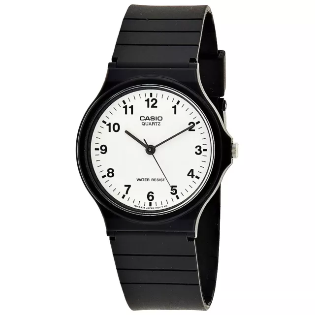 orologio da polso uomo casio vintage donna bianco nero analogico classico mq24