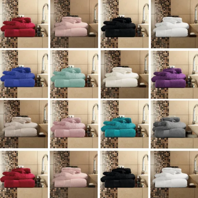 Miami 100% Egyptian Cotton 700 GSM Thick Soft Hand Bath Towels Jumbo Bath Sheet 3