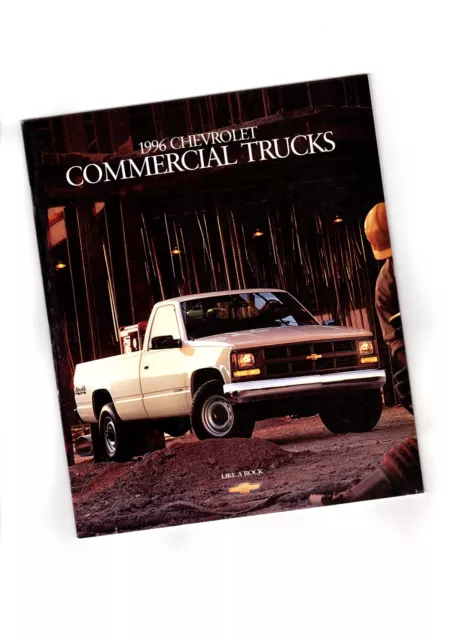 1996 Chevy COMMERCIAL Truck Brochure: PickUp,C/K,1500,S-10,Silverado,VAN,Step,