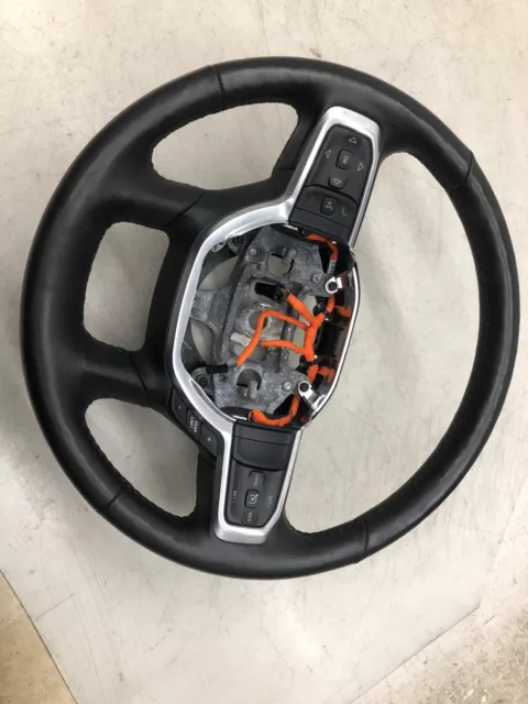 2019-21 Dodge Ram 1500 Driver Steering Wheel Leather Black 5Yk683X7Af Oem *Notes