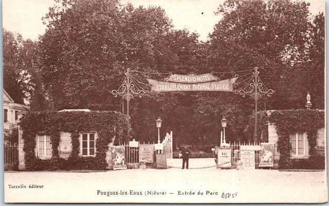 58 POUGUES LES EAUX - entrance to the park