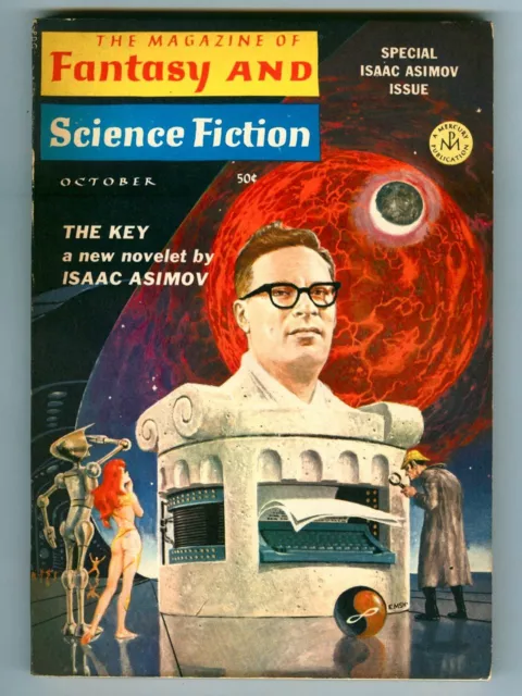 October 1966 Magazine of FANTASY & SCIENCE FICTION! Special ISAAC ASIMOV Issue!