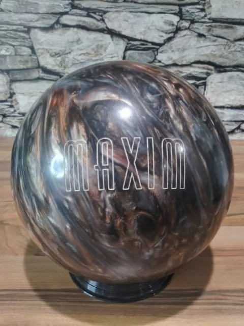 Ebonite MAXIM Brown Grey Gray White Swirl 16lb Bowling Ball Made In USA