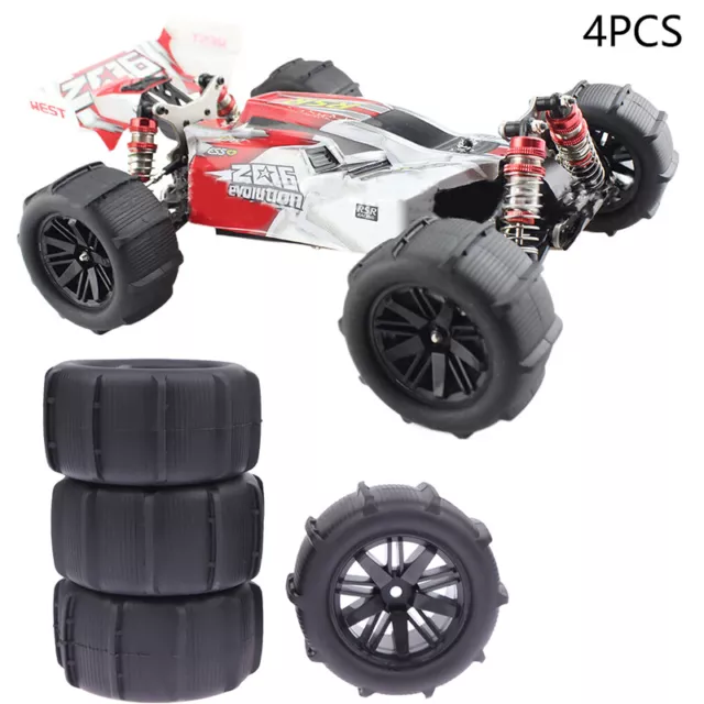 4PCS Snow Sand Tires Paddle Wheel For 144001 144010 124017 RC Car Truck BII