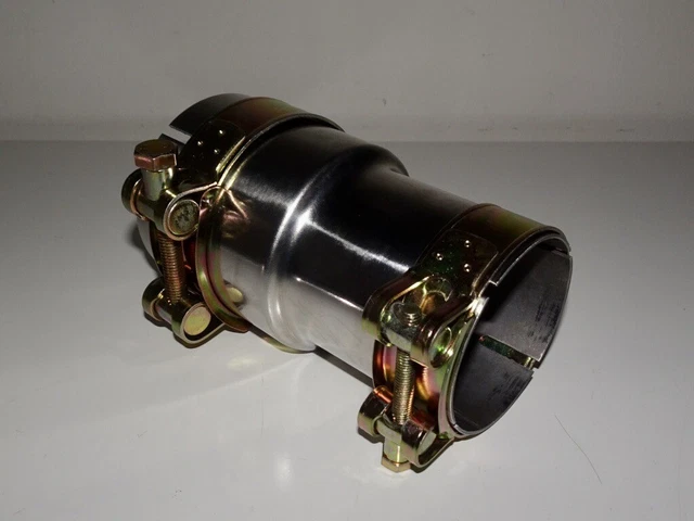Adattatore scarico tubo giunzione e 2 morsetti 63 mm a 76 mm ID / 2,5 a 3"" UNIVERSALE