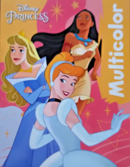 Disney Malbuch PRINCESS Multicolor DIN A4 Ausmalheft Malen für  Kinder Malspaß