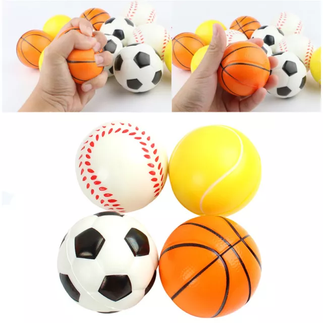 6CM Anti-stress Reliever Ball Stress Relief Arthritis Physio Autism Squeeze