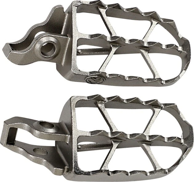 Moose ND Series Footpegs Silver fits Honda CRF 450/CRF 250/CR125R/CR250R