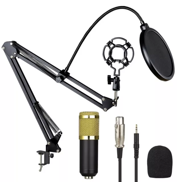 BM800 Professional Broadcasting Studio Recording Condenser Microphone Mic Kit