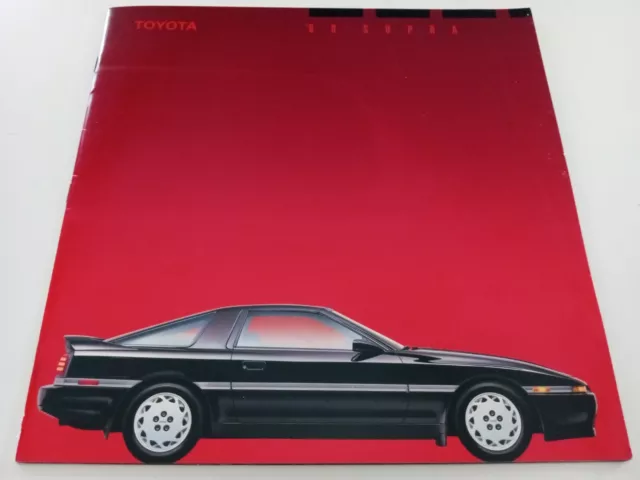 1989 Toyota Supra Car Dealer 89 Showroom Sales Brochure