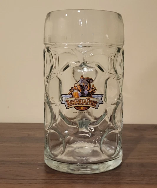 Rare Authentic Bavariafest Beer Glass Mug 1 Liter Oktoberfest