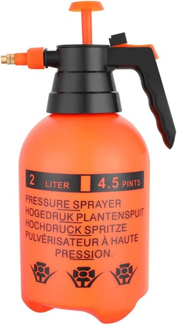 68Oz Garden Pump Sprayer, 2L Hand Pressure Sprayer Bottle, 0.5 Gal Lawn Adjustab