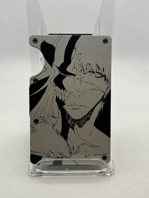 Kurosaki Ichigo Metal Minimalist Wallet Card Case From Bleach Anime
