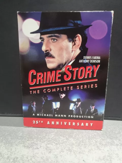 Crime Story: The Complete Series (DVD,2011,9-Disc Set)  Dennis Farina, Very Good