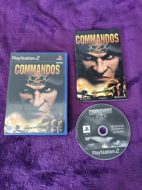 COMMANDOS 2 Men of Courage Pal Esp  Muy Buen estado PlayStation Ps2