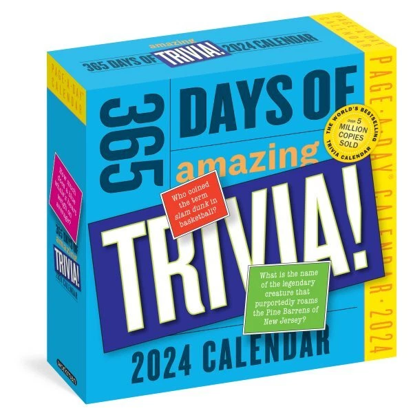 365 DAYS OF Amazing Trivia! 2025 Calendar The World's Bestselling