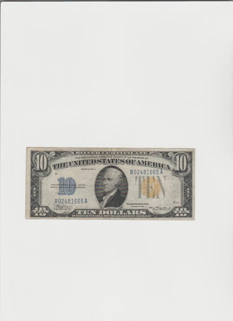1934-A $1 North Africa WWII Emergency Issue Silver Certificate BA Series
