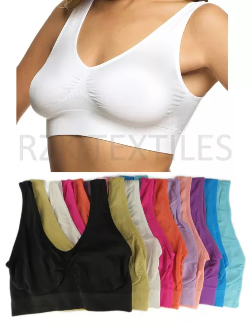 Comfort Bra Seamless Stretchy Available in 3 Colours S M L XL Easy Fit  Seamless