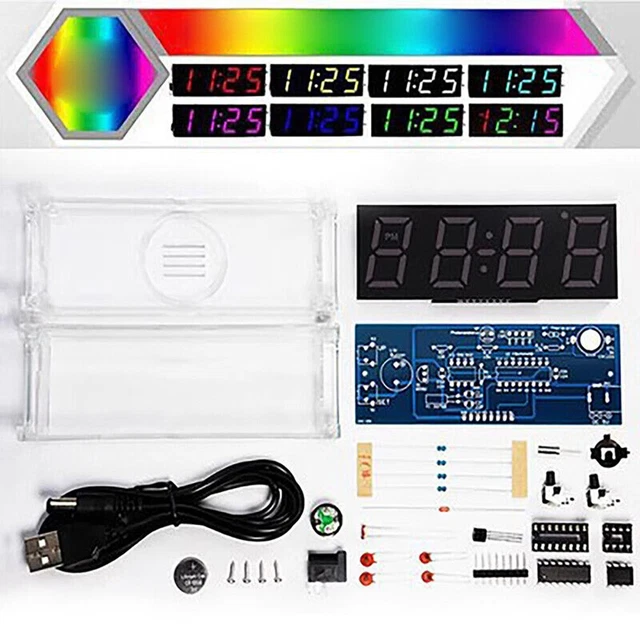 3 In 1 Led Ds3231 Ds3231sn Digital Clock Temperature Voltage 3 In 1 Led Ds3231 Ds3231sn Digital Clock Temperature Voltage