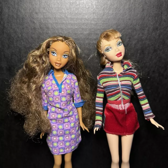 Mattel My Scene Barbie Doll MADISON Brown Hair, Blue Eyes W Friend!