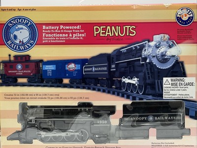 lionel snoopy train set
