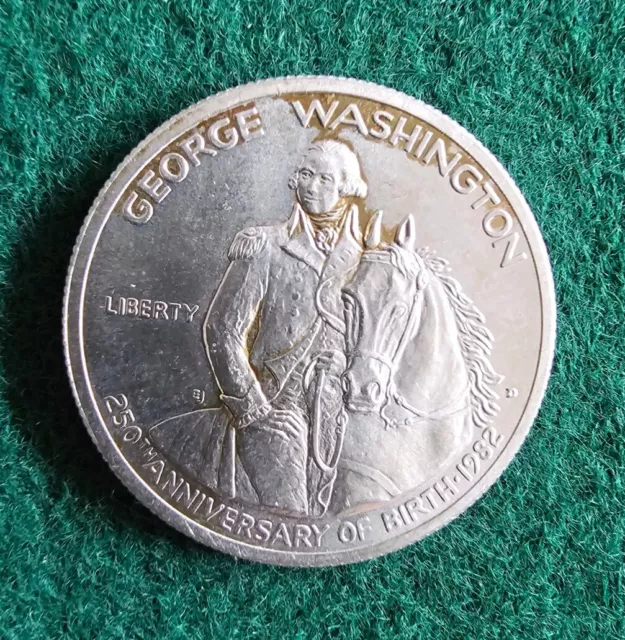 USA, Half Dollar, 1982, 250. Geburtstag George Washington, Silber