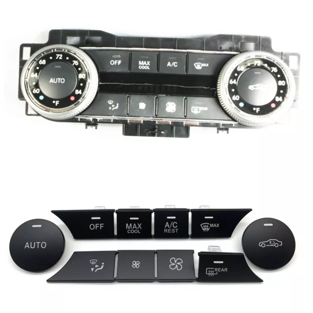 1 Set A/C Climate Control Switch Button For Mercedes Benz C GLK C204 W204 D Type