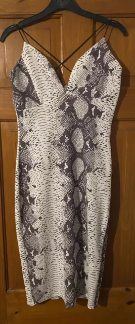 Cameo rose snakeskin dress deals