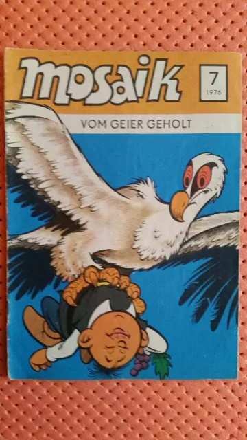 Mosaik Abrafaxe,  Nr. 7 ! Jahrgang 1976! DDR Kult Comic! Extrem selten!