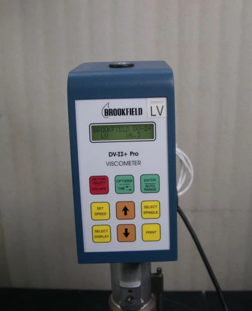 BROOKFIELD DV-II+Pro VISCOMETER BROOKFIELD DV-II+Pro VISCOMETER