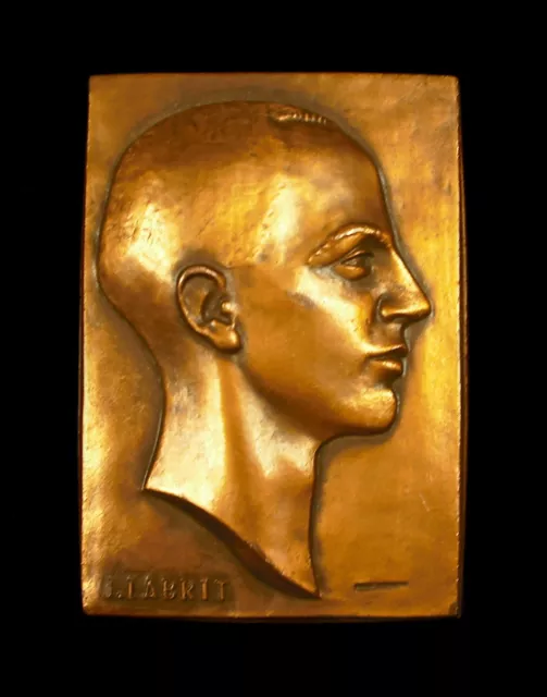 Medalla Walter W Tardrew & J Labrit 1964 Cobre Copper 72MM 314G French Medal