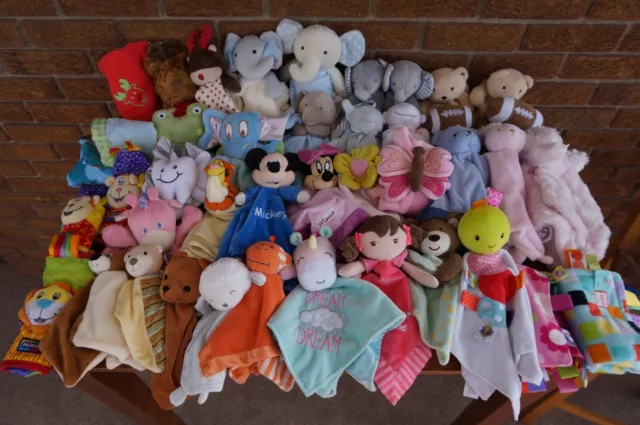 U Pick SECURITY BLANKET Lovey Plush BABY TOY Doll Stuffed Animal Snuggle Nursery