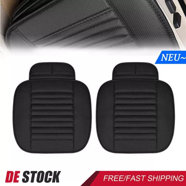 2x Auto Sitzauflage Sitzbezüge Sitzkissen Sitzmatte Matte PU Leder-Universal