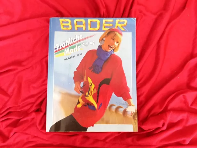 BADER Herbst Winter 1991 1992 - vintage Versandhauskatalog #428xa