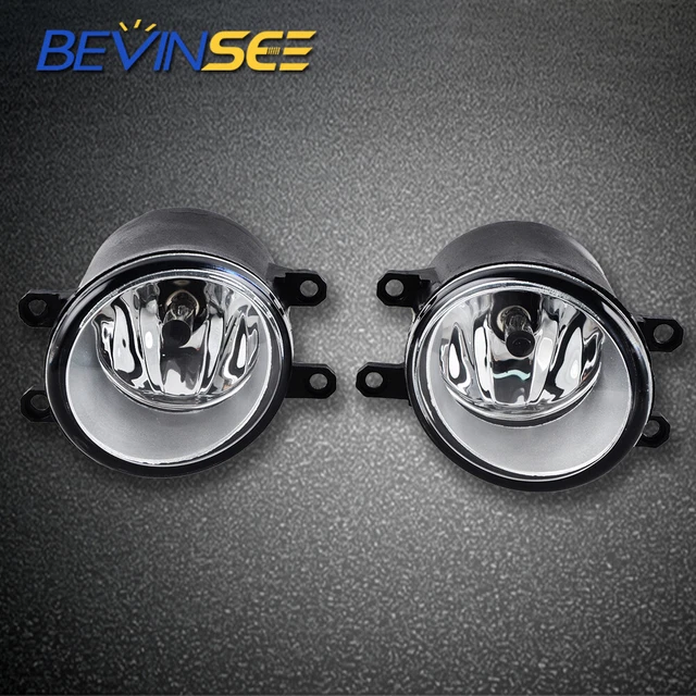 2x Front Bumper Fog Light Lamps Left + Right Fit Toyota Prius RAV4 Yaris Corolla