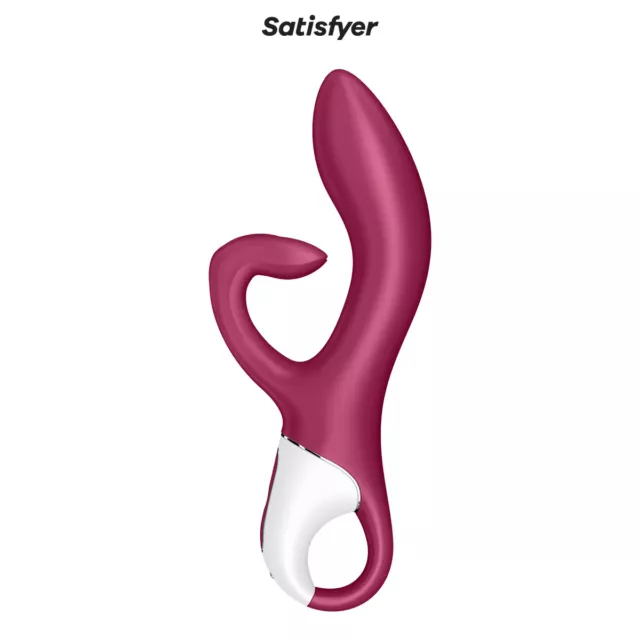 Vibromasseur Rabbit Embrace Me Stimulateur fuchsia Sextoy - Satisfyer