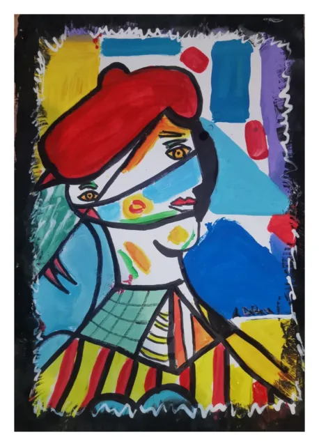 quadro Picasso ' 'Isabelle'  dipinti a mano  Lotto 41/23A opera unica