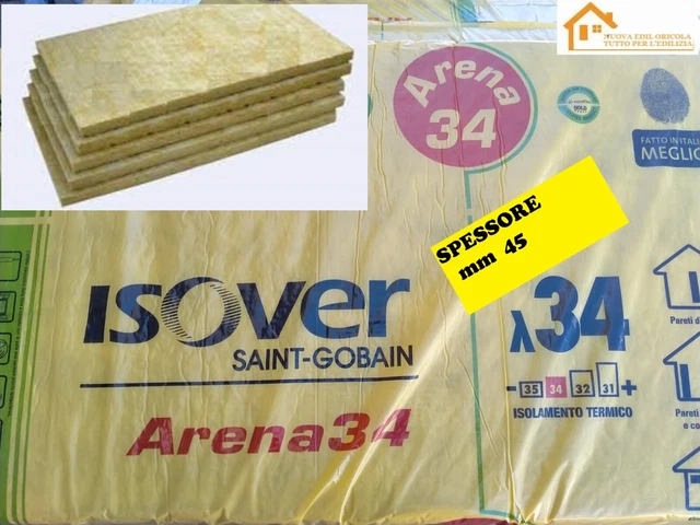 LANA DI VETRO ISOVER PAR GOLD 4+ - Isolante Termico E Acustico Per Pareti E Soffitti - Foto 7