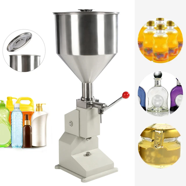 Manual Liquid Filling Machine 5-50ML Cream Shampoo Cosmetic Bottle Filler SALE!