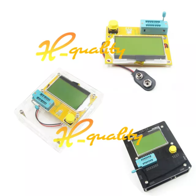 LCR-T4 Mega328 Transistor Diode Triode Capacitance ESR Meter MOS PNP/NPN