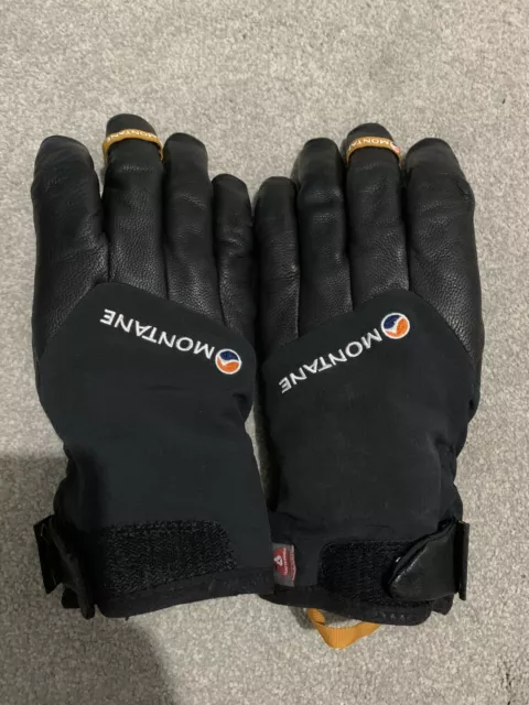 Montane Men’s Tornado Gore-tex Waterproof Gloves Size Small Black