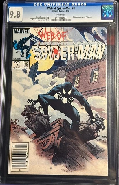 Web of Spider-Man #1 (1985) -CGC 9.8 - Newsstand WP