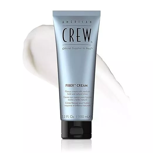 AMERICAN CREW – Fiber Cream, 100 Ml, Stylingcreme Für Männer, Haarprodukt Mit Mi