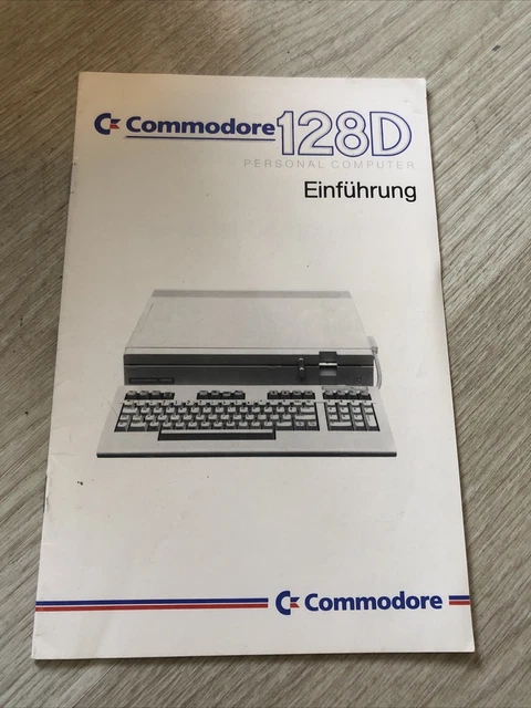 Notice Manual Einführung Commodore 128D