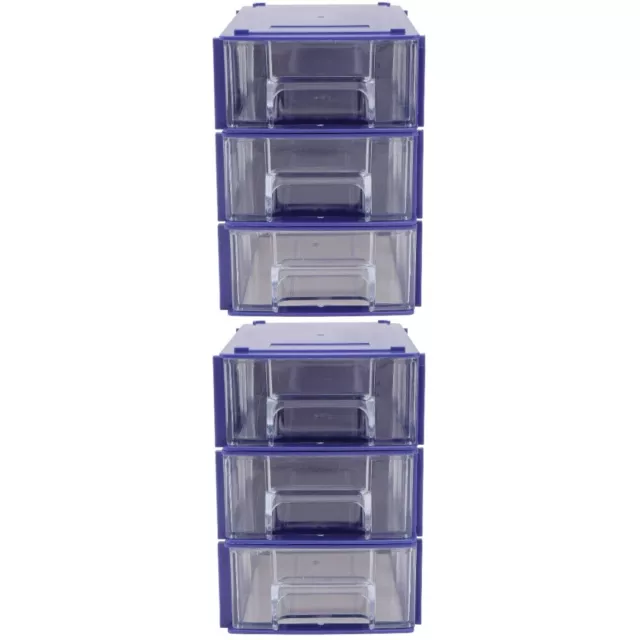 6 Pcs Boîte De Composants Tiroir Plastique Tiroirs Rangement Des Pièces