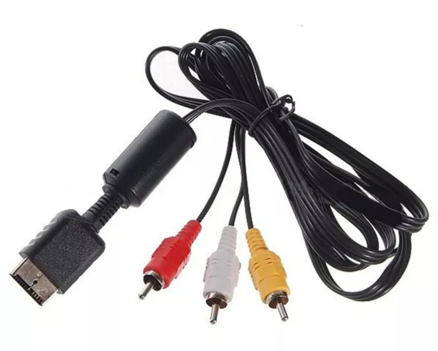 Cable Av Tv Por Componentes Para Play Station 2 3 Ps2 Ps3 Audio Video Rca 3Rca