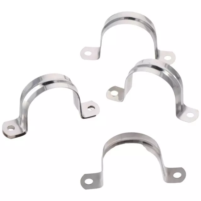 10Pcs U Tube Wire Rope Clamp Clip Thickened Strap Clamp  Pipe