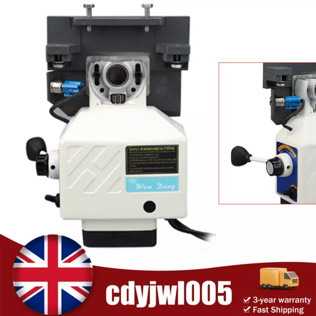 UK Al-310 X-Axis Power Feed Horizontal Milling Drill Machine Speed limit 200RPM