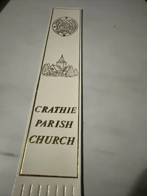 Leather Bookmark Crathie Parish Church